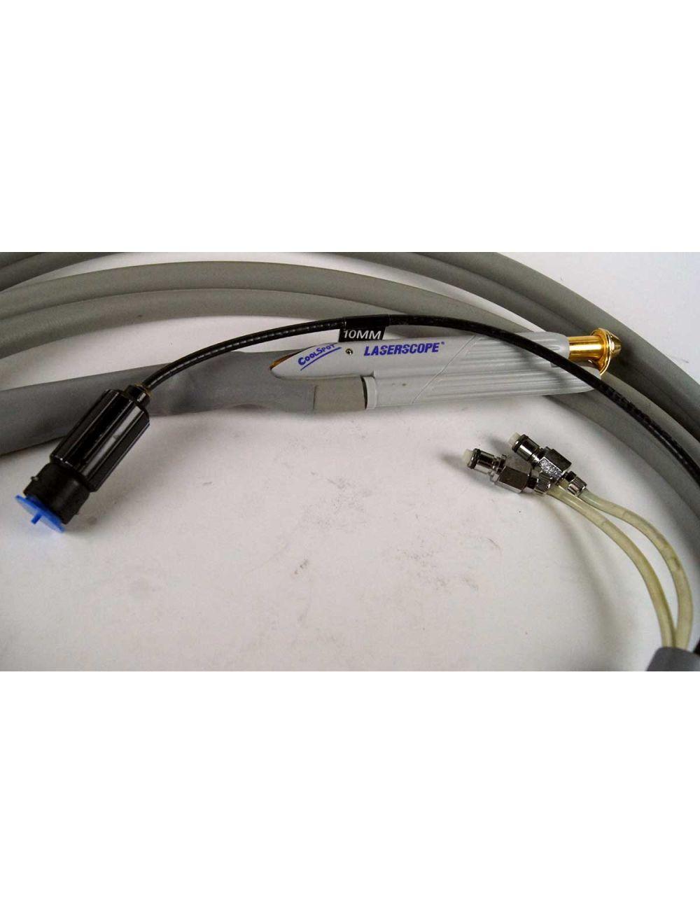 LaserScope Lyra Versastat CoolSpot 10mm Laser Handpiece &amp; Fiber Nd:YAG Gemini Sol International Medical