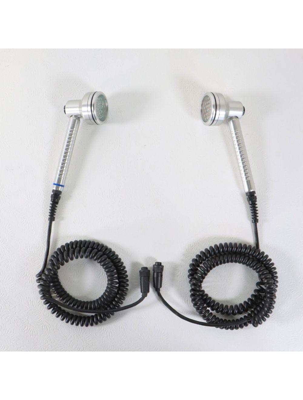 Edge Systems Hydrafacial Red Blue LED Dermanbrasion Skin Therapy Handpieces Hydrafacial