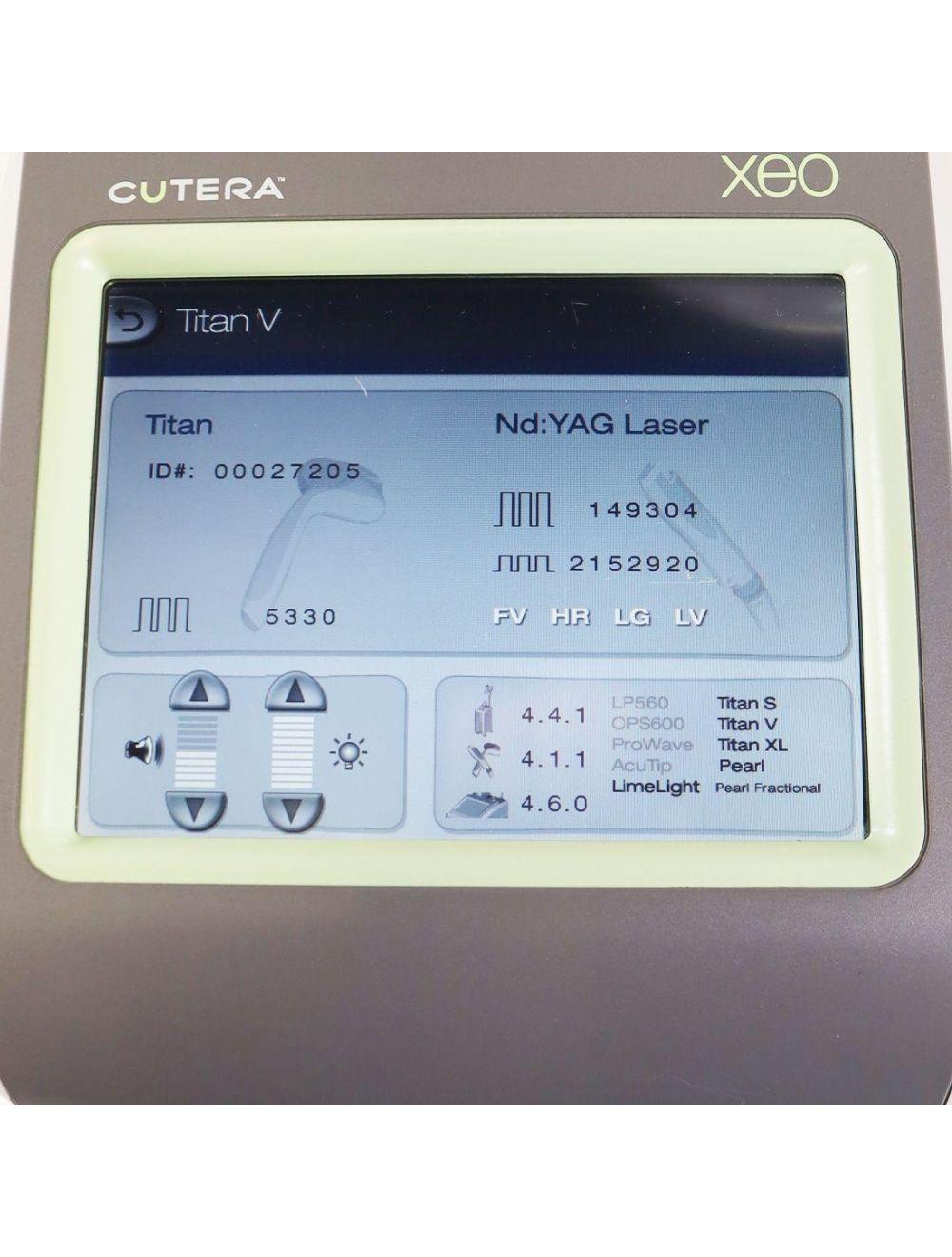 Cutera XEO Titan V Handpiece - Shot Count: 5,530 Cutera