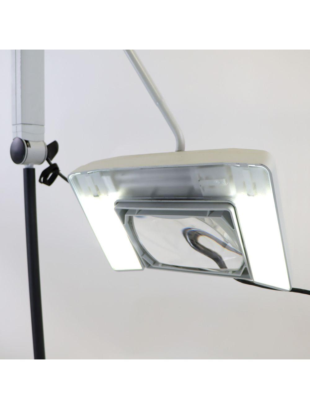 Waldmann Lighting Omnimax Rolling Magnifier Light Articulating Lamp SNL-319 3x9W Sol International Medical
