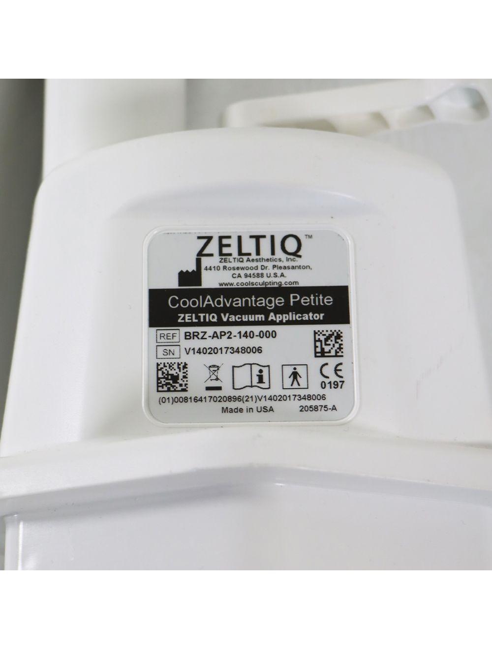 Zeltiq CoolSculpting CoolAdvantage Petite Vacuum Applicator HP BRZ-AP2-140-000 Zeltiq