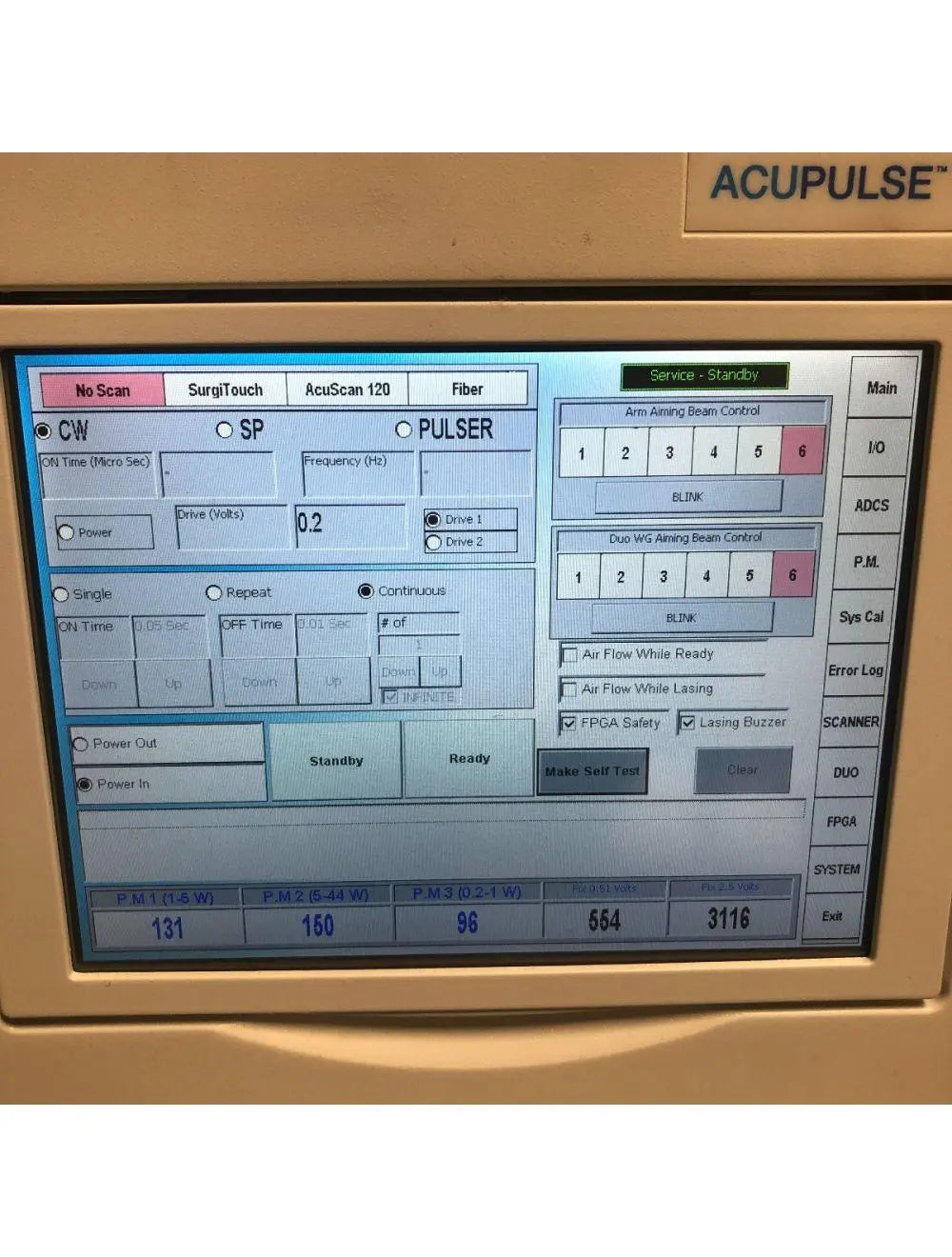2017 Lumenis AcuPulse WG 40W CO2 Fiber Laser AccuPulse Accu Pulse FiberLase Lumenis