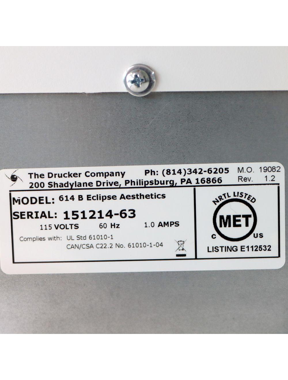 614B Eclipse Aesthetics Centrifuge Drucker Diagnostics Platelet Rich Plasma Sol International Medical