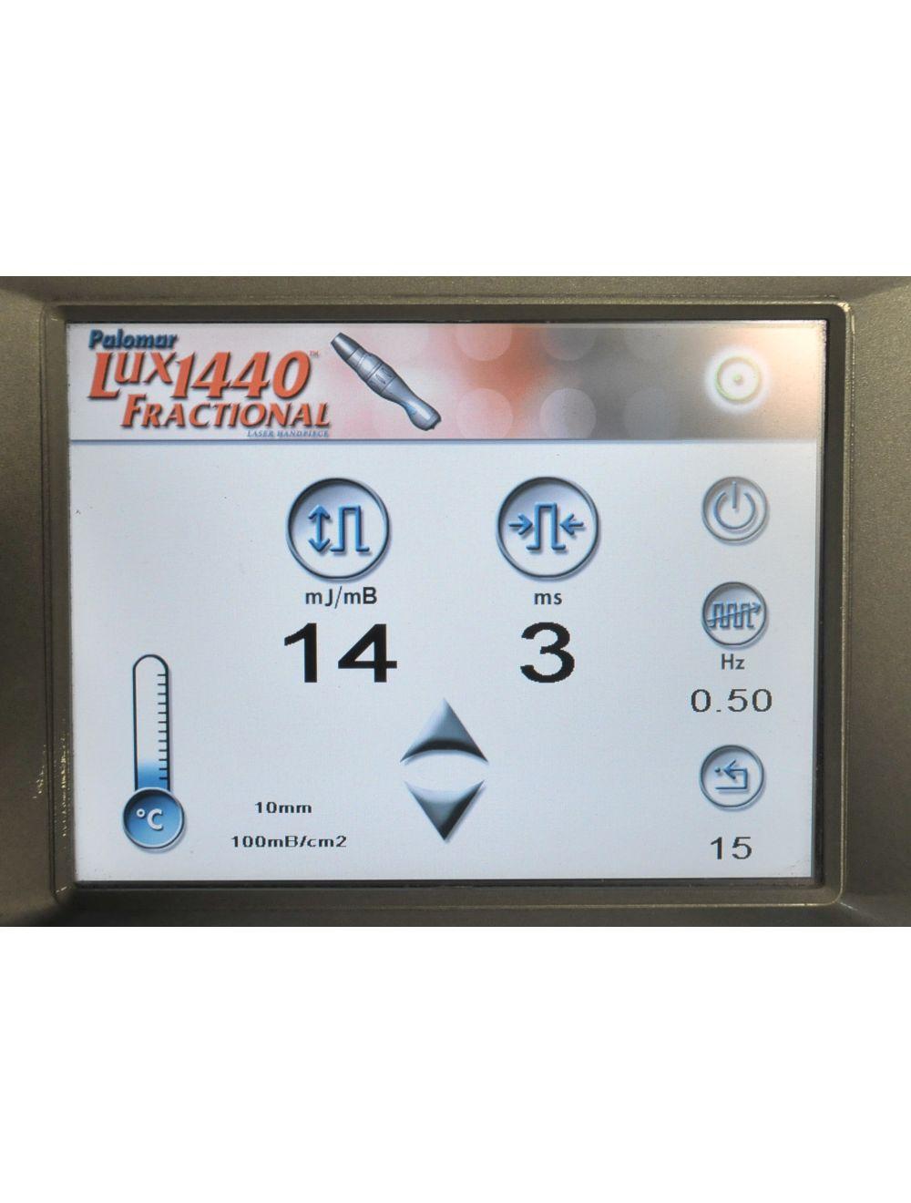 2010 Palomar Lux1440 XD Fractional Laser HandPiece w 15mm Spot Tip Lux 1440 Skin Palomar
