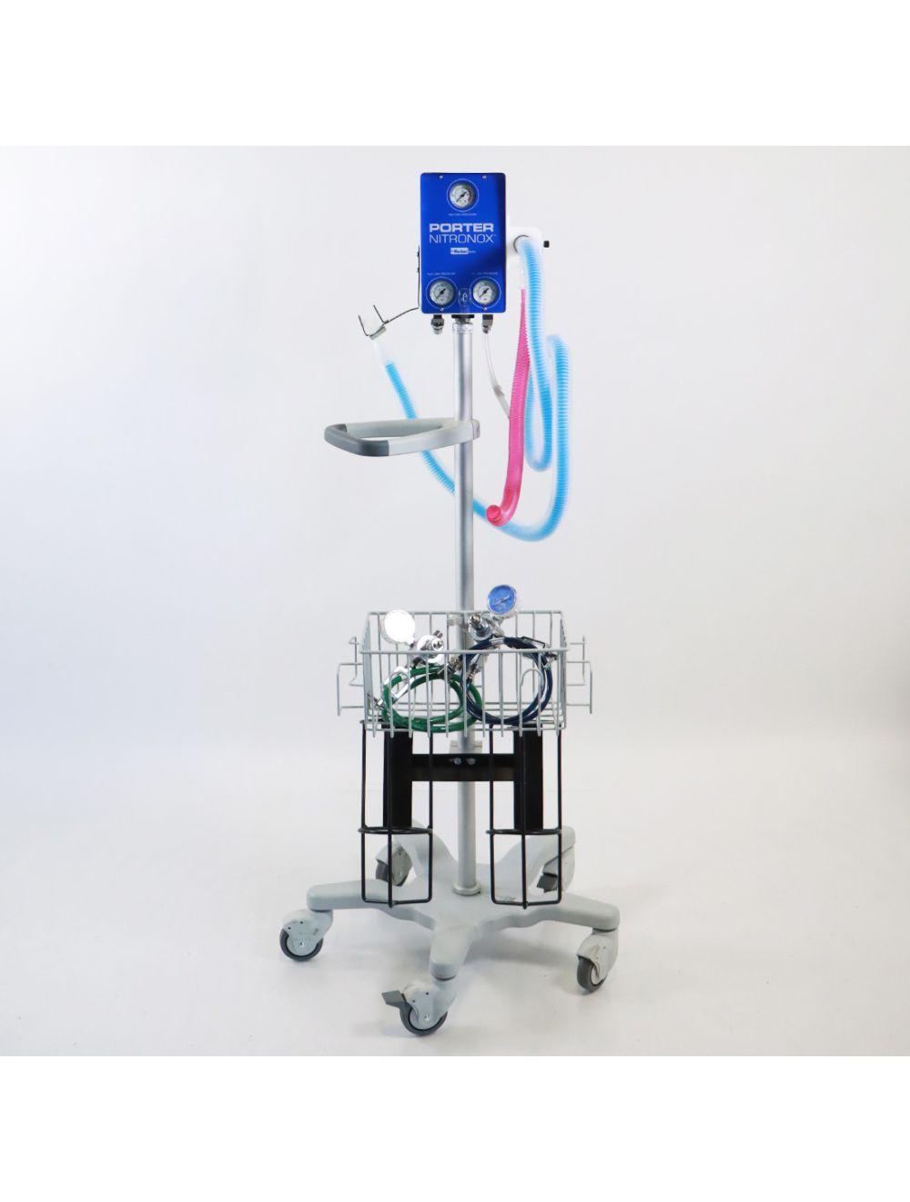 2021 Parker Hannifin Porter NitroNox NOX-5000HD Nitrous Oxide Mixture Rolling Stand Sol International Medical