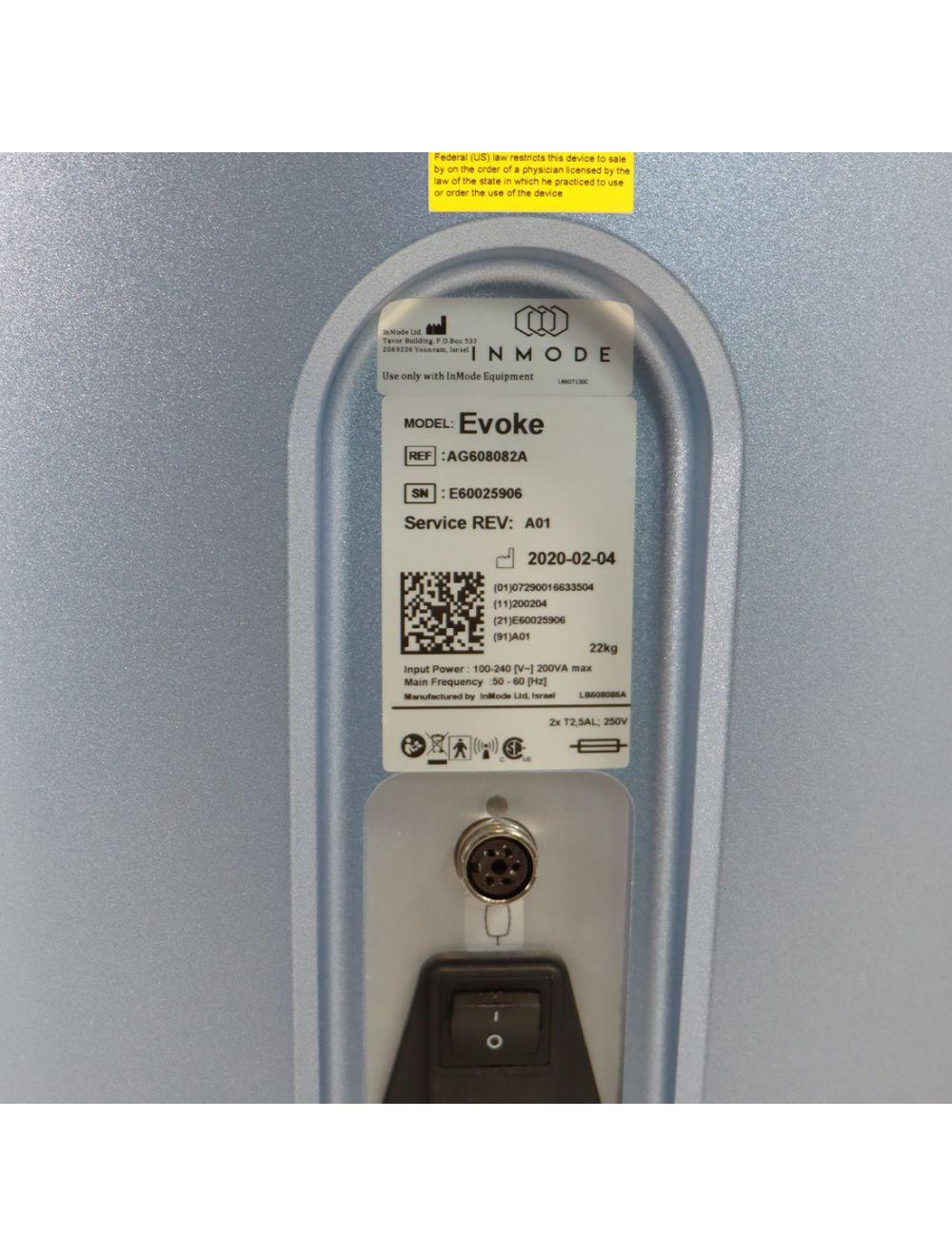 2020 InMode EVOKE RF Radio Frequency Submental Cheek Chin System InMode