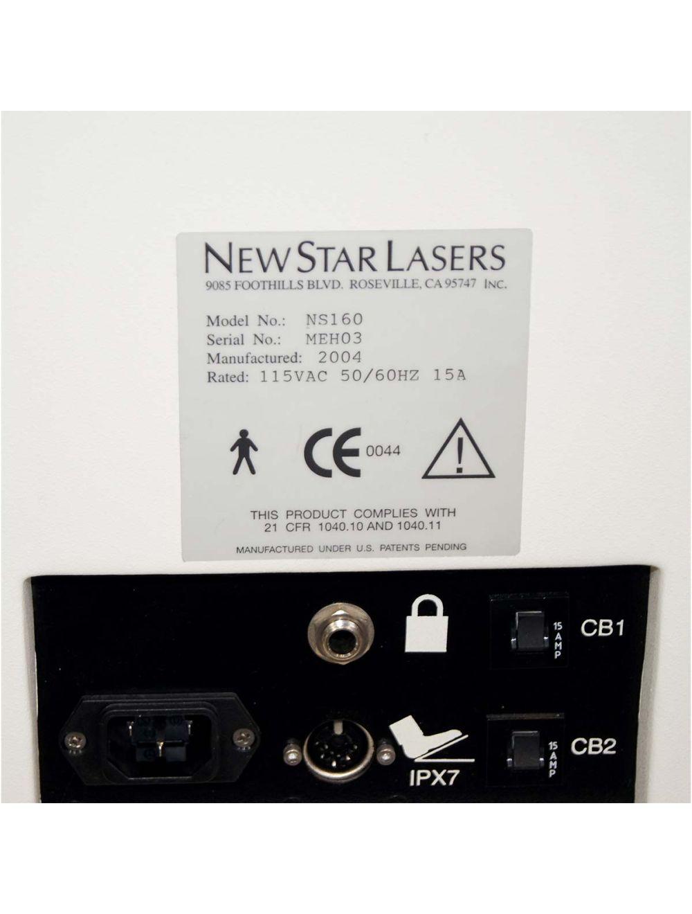 2004 NewStar Laser CoolTouch CTEV NS160 Nd:YAG 1320nm Cosmetic Leg Veins CVI Sol International Medical