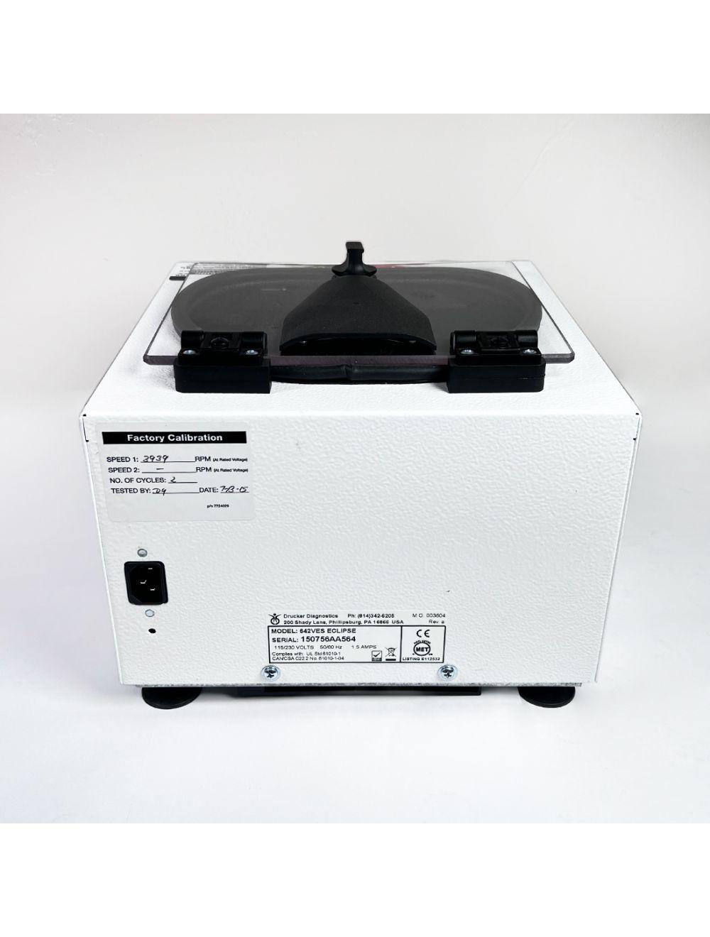 2015 Drucker Diagnostics Eclipse 642VES Centrifuge Aesthetics 3500 RPM 6x40g PRP Sol International Medical
