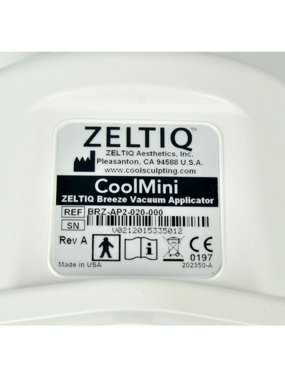 Zeltiq CoolSculpting CoolMini Breeze Vacuum Applicator Handpiece BRZ-AP2-020-000 Zeltiq