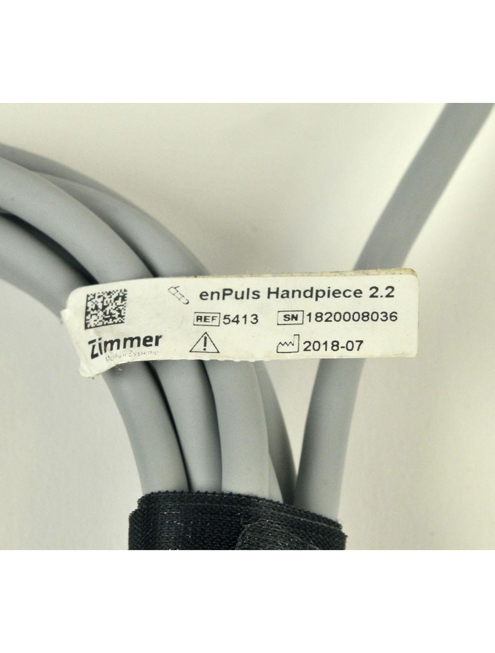 Zimmer ZWave Enpuls Handpiece 2.2 Radial Shockwave Therapy REF 5413 Hand Piece Sol International Medical