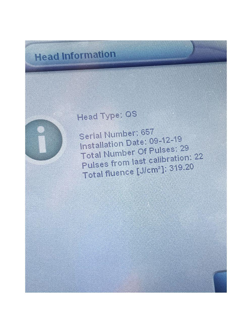 Lumenis M22 Q Switched Nd YAG 1064 Laser Handpiece Treatment Head SA-1020221 QSD Lumenis