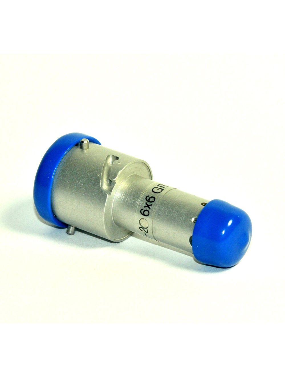Palomar ICON 2940 Erbium Laser Handpiece 6x6 Groove Optic Tip Silver 5520-2047 Palomar
