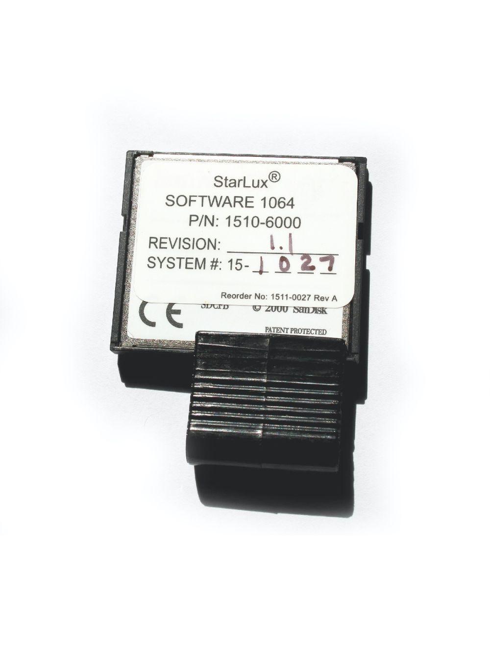 Palomar Starlux Software 1064 Handpiece Software Card Version 1.1 P/N: 1520-6000 Palomar