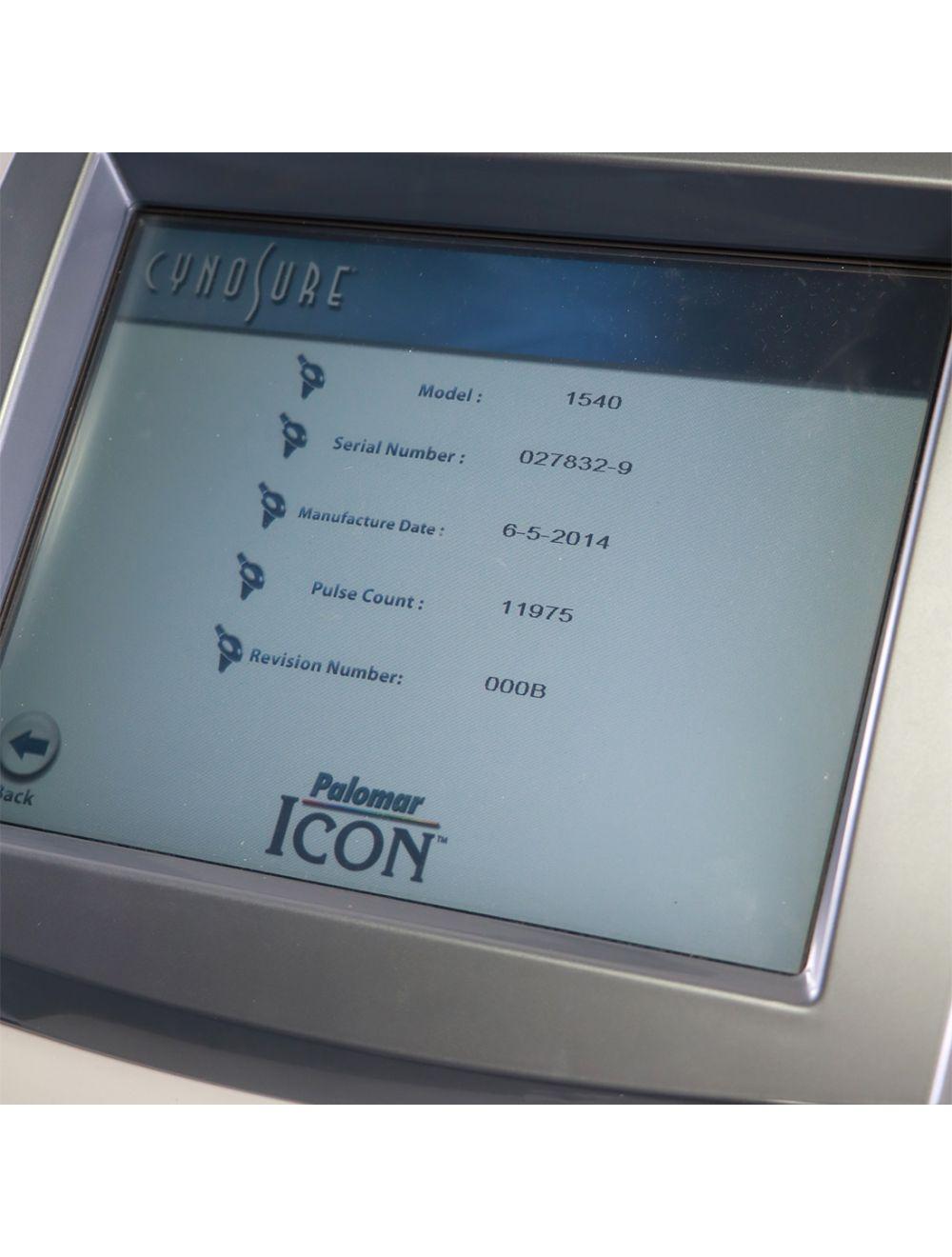 2014 Palomar Icon IPL MaxG 1540 Fractional Laser System Palomar