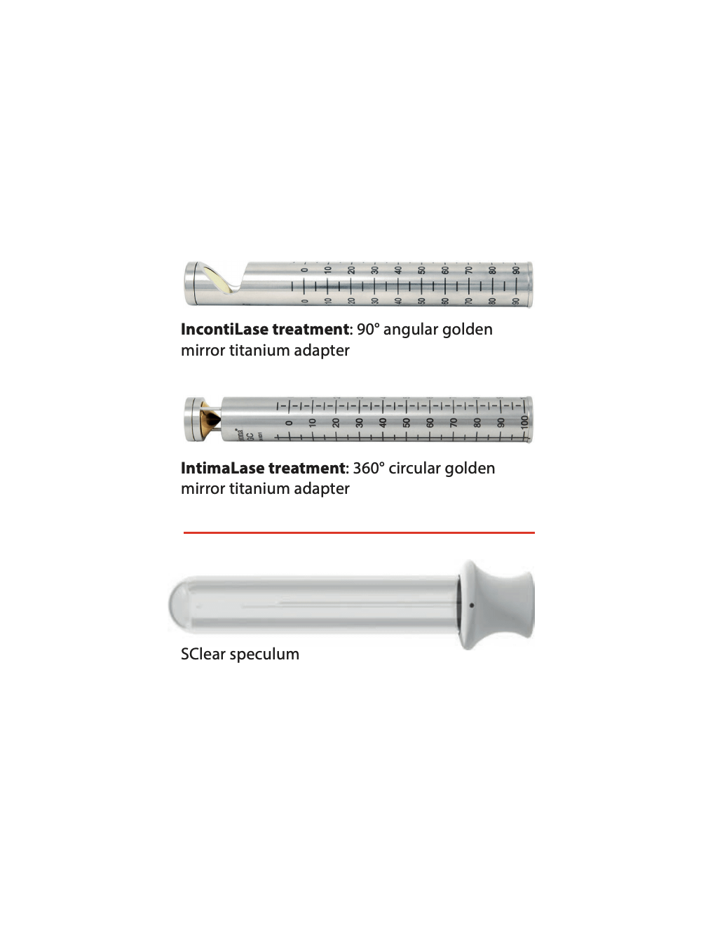 FotonaSmooth G-Set Vaginal ErYAG Laser Probes Wands IntimaLase IncontinaLase Fotona