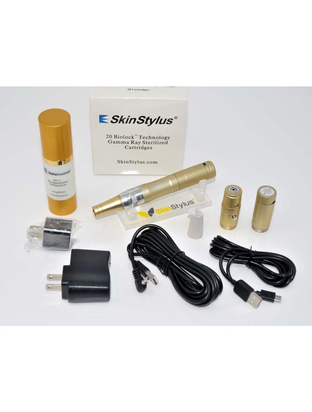Pen Gold SkinStylus BioLock Microneedling Professional Kit Microneedle DEMO Sol International Medical