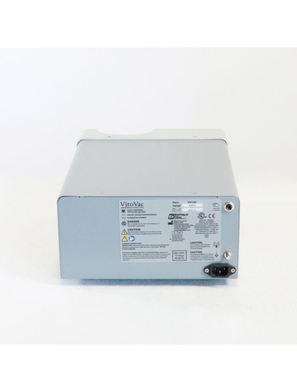 2012 Conmed ViroVac VV120 Surgical Smoke Evacuator ViroSafe Filter Buffalo Filter Sol International Medical