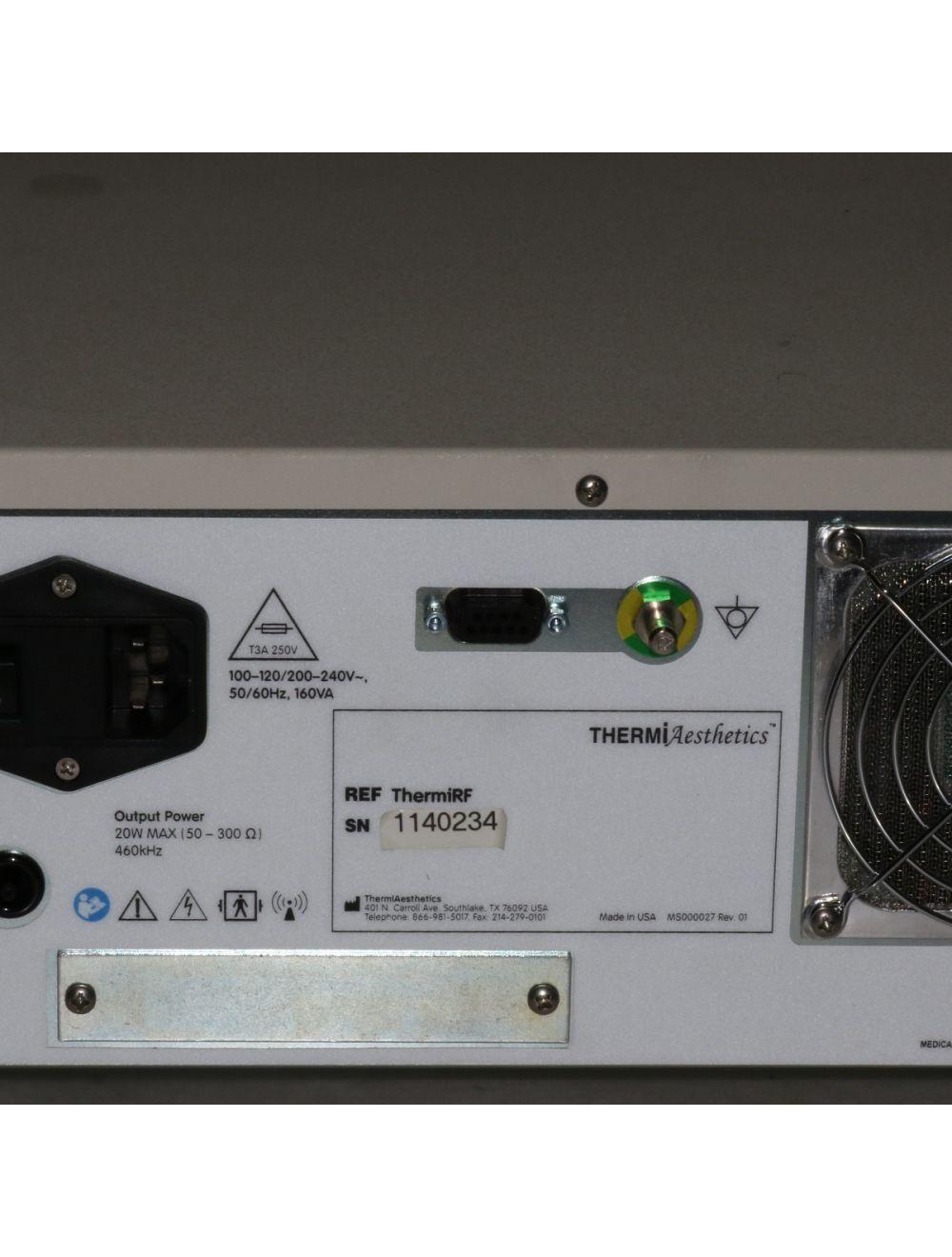 Thermi Aesthetics ThermiRF RF ThermiSmooth ThermiTight ThermiRase All Enabled Sol International Medical