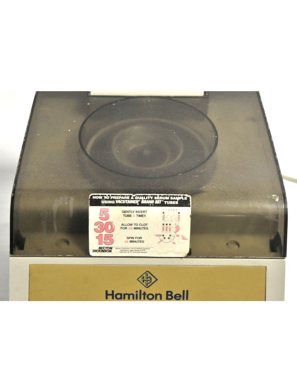 Hamilton Bell Van Guard V6500 Centrifuge Model 6000 6 Slot Rotor Van Guard Timer Sol International Medical