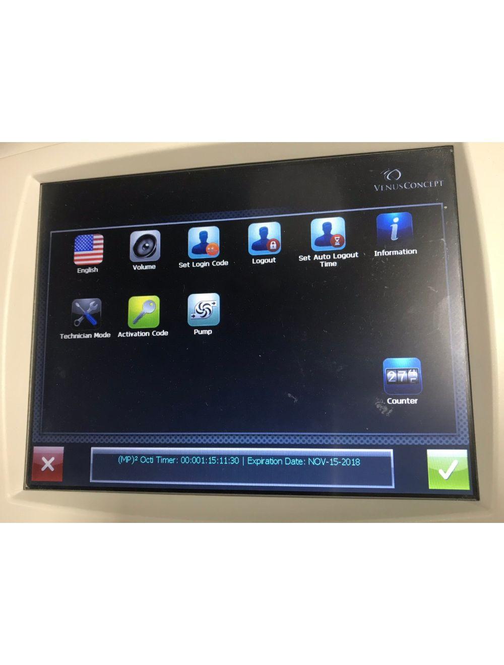 Venus Concept Octipolar RF HP Applicator Wrinkle Reduction Hand Piece AS120053 Venus