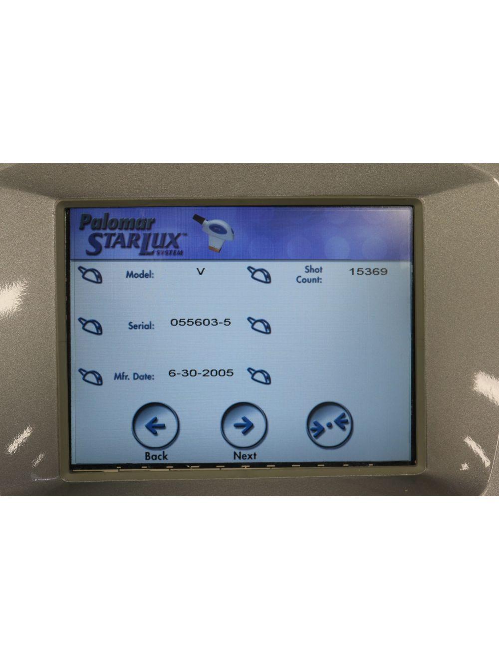 2006 Palomar Starlux 300 Star Lux IPL Rs Y 2 Handpieces Hair Removal Pigment Palomar