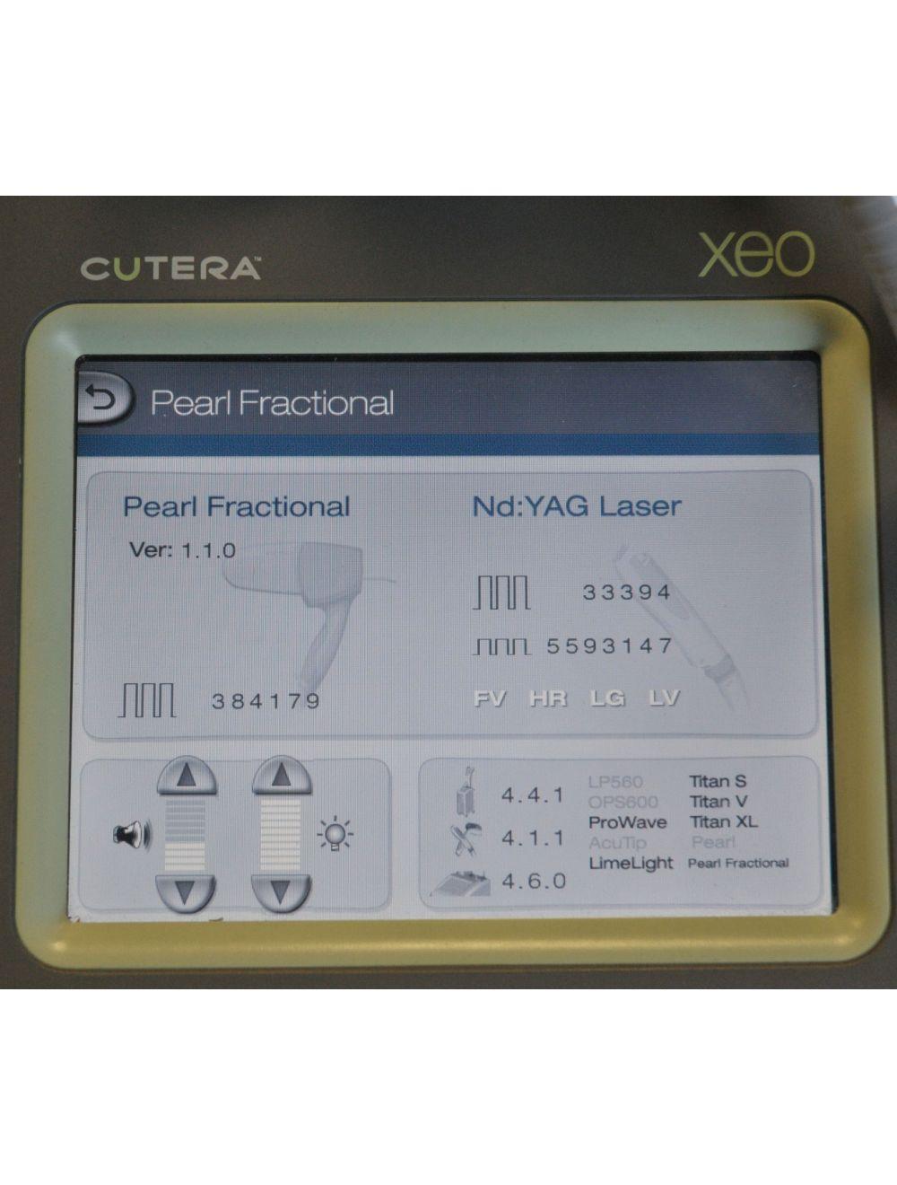 2010 Cutera Xeo Pearl Fractional ErYSGG 2790 Skin Resurfacing Laser 384K SHOTS Cutera