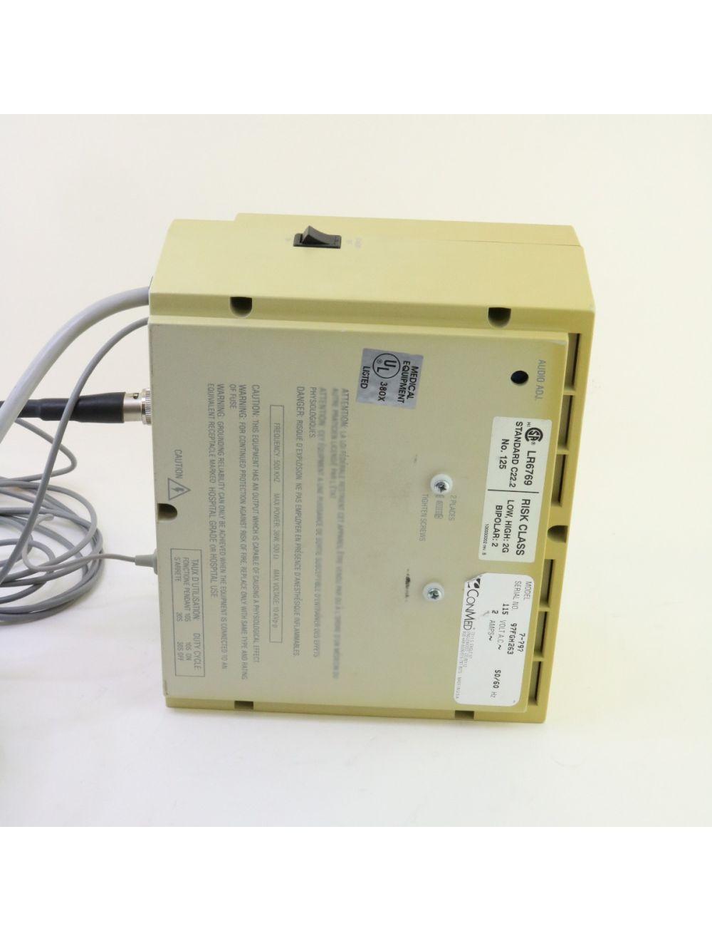 ConMed Hyfrecator PLUS Low Power High Frequency RF Desiccation Fulguration 7-797 Sol International Medical