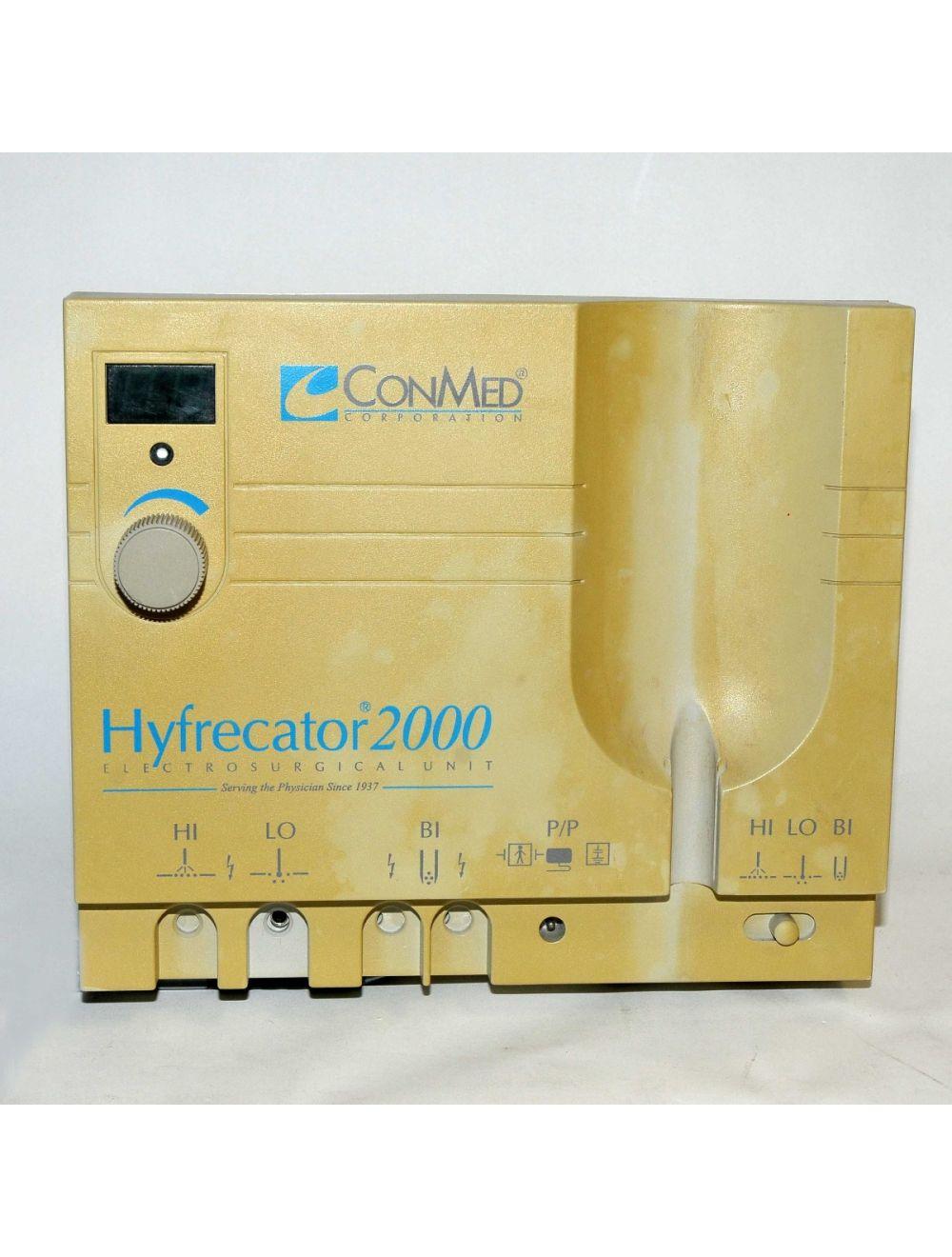 ConMed Hyfrecator 2000 Electrosurgical Generator Monopolar Bipolar 7-900-115 Sol International Medical
