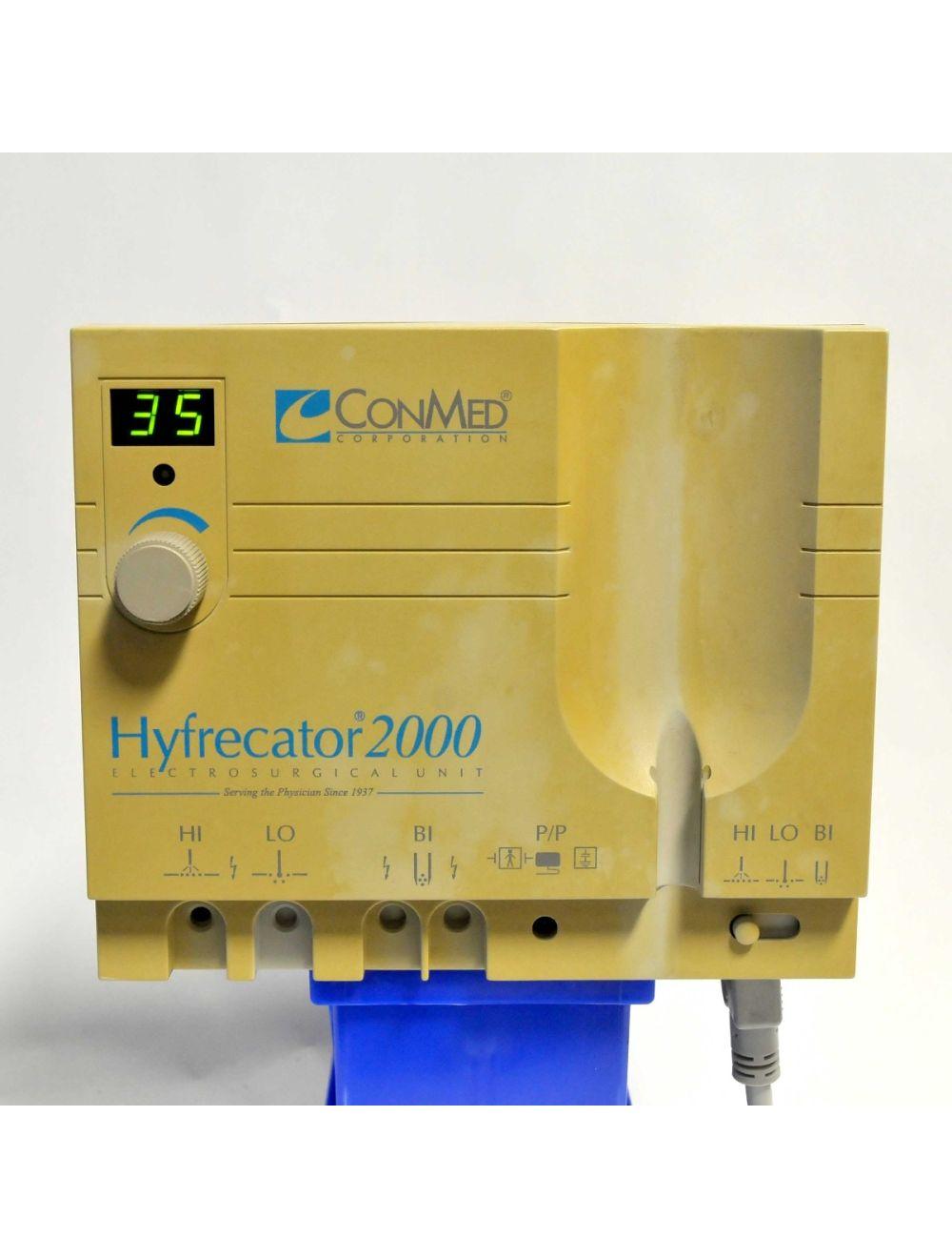 ConMed Hyfrecator 2000 Electrosurgical Generator Monopolar Bipolar 7-900-115 Sol International Medical