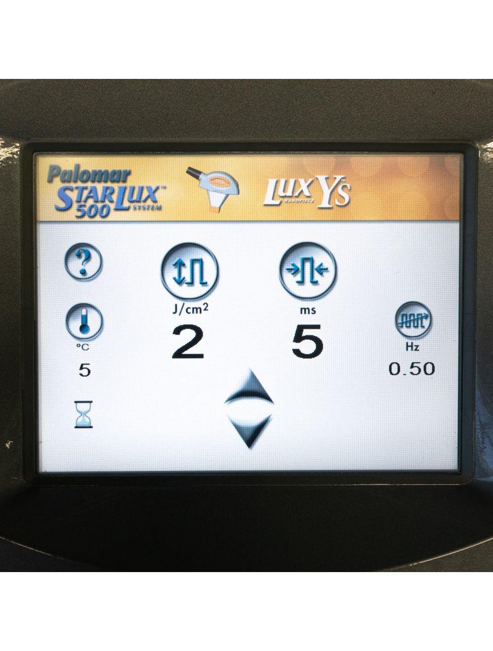 2007 Cynosure StarLux 500 Laser System LuxYs Handpiece Palomar Lux Ys Hand Piece Palomar
