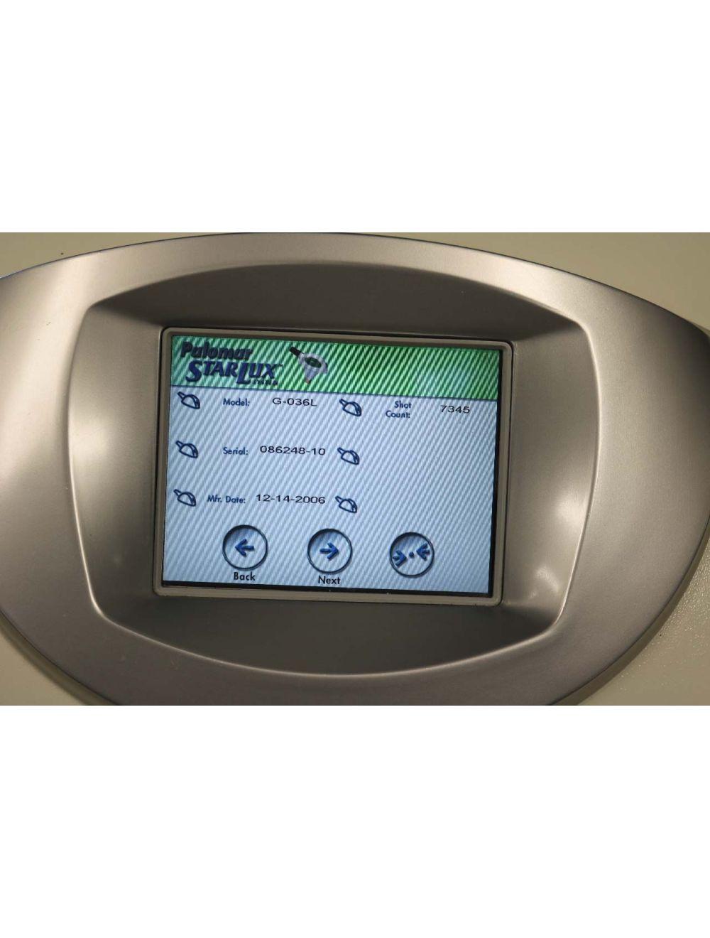 2007 Palomar Starlux 300 IPL Hair Removal Pigment Lux G Y R 3 Handpiece Star Lux Palomar