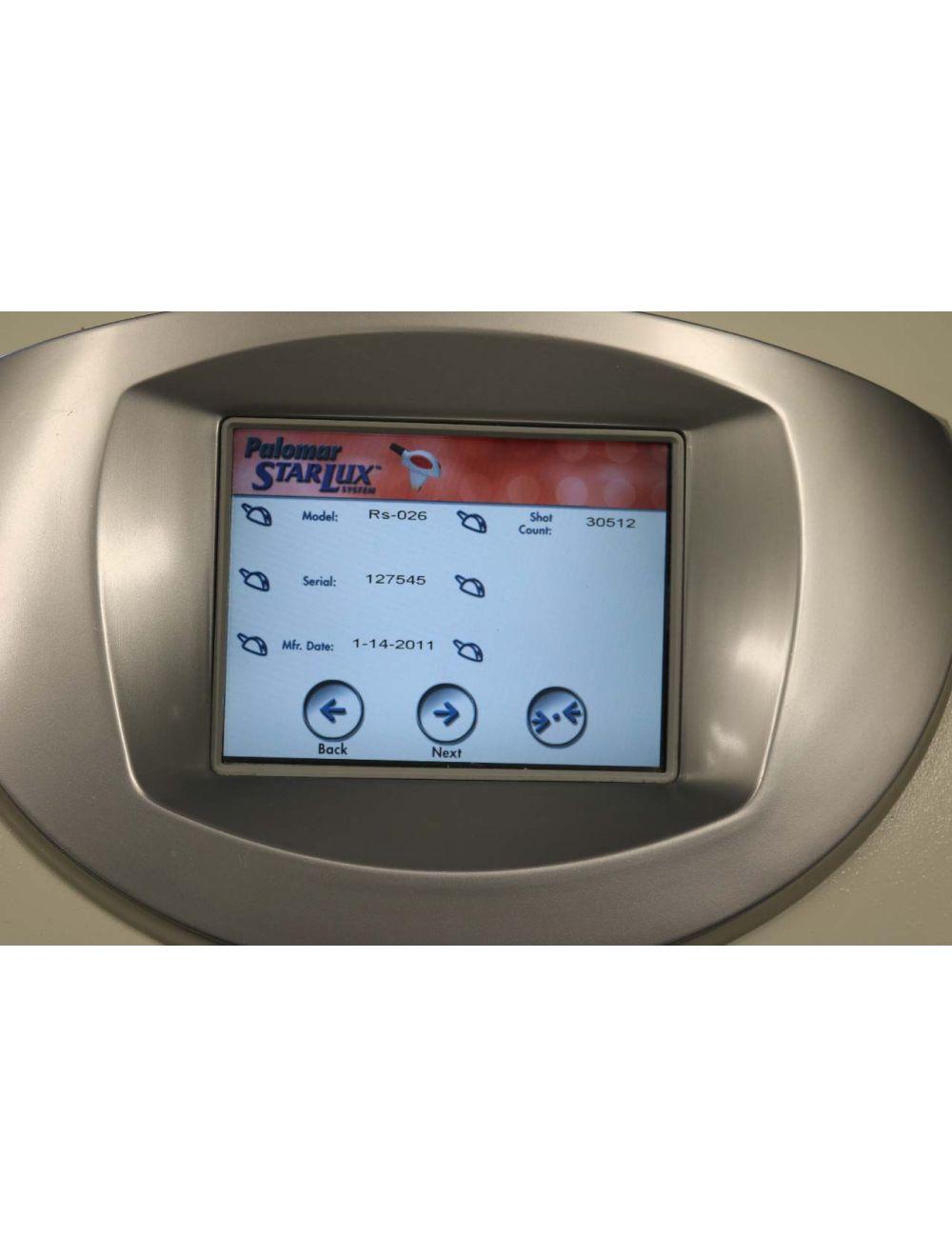 2007 Palomar Starlux 300 IPL Hair Removal Pigment Lux G Y R 3 Handpiece Star Lux Palomar