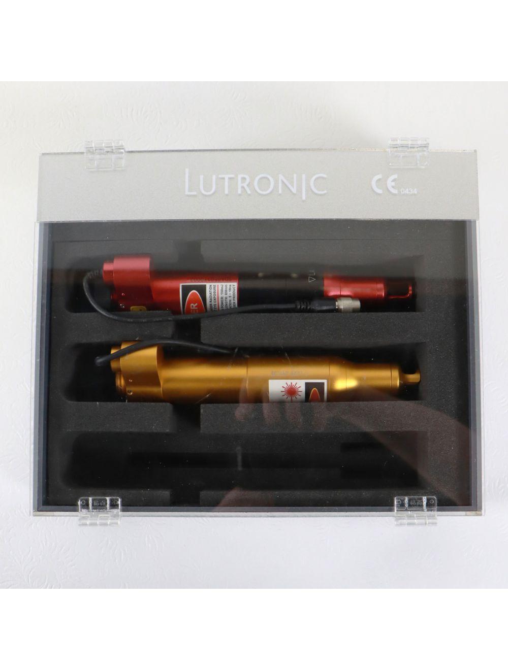 Lutronic Spectra Dye 2 Handpieces Laser Aperature 585nm 650nm Tattoo Removal Lutronic