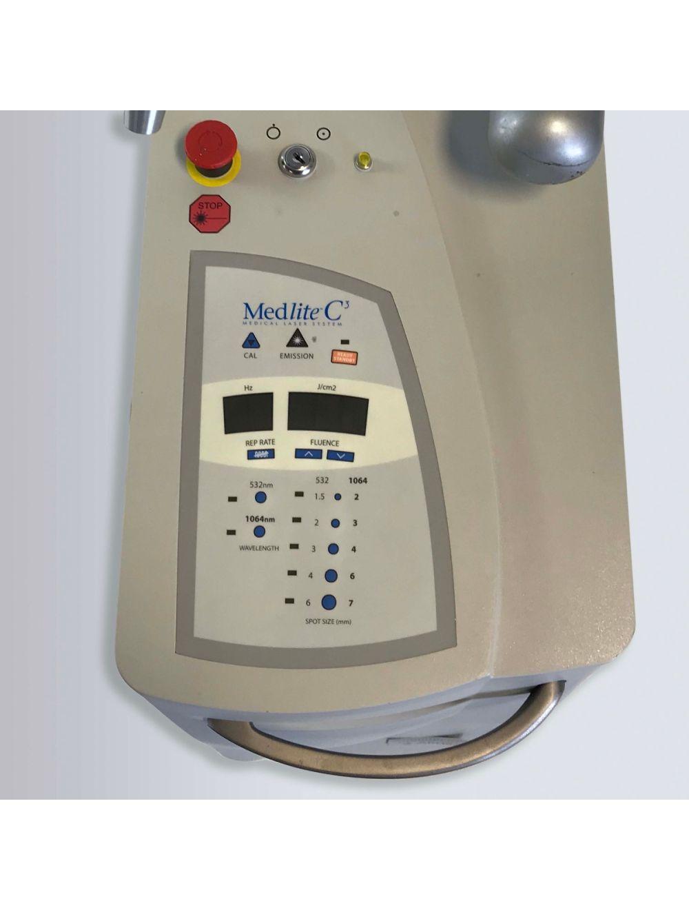 1998 Hoya ConBio Con Bio Medlite Q Switched C3 QS Nd YAG 1064 532 Altus Laser Sol International Medical