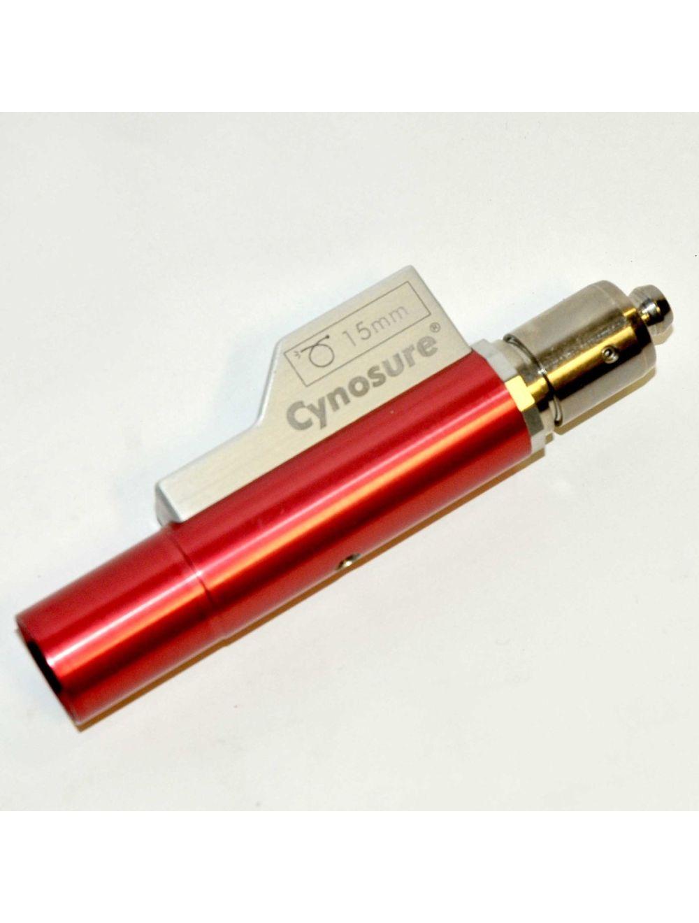 Cynosure Elite+ PLUS Laser 15mm Handpiece Assembly Cartridge Clean Lens Cynosure
