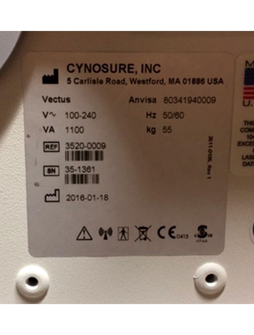 2016 VECTUS Cynosure 810 Diode Laser Hair Removal w Skintel FACTORY CERTIFIED!! Cynosure