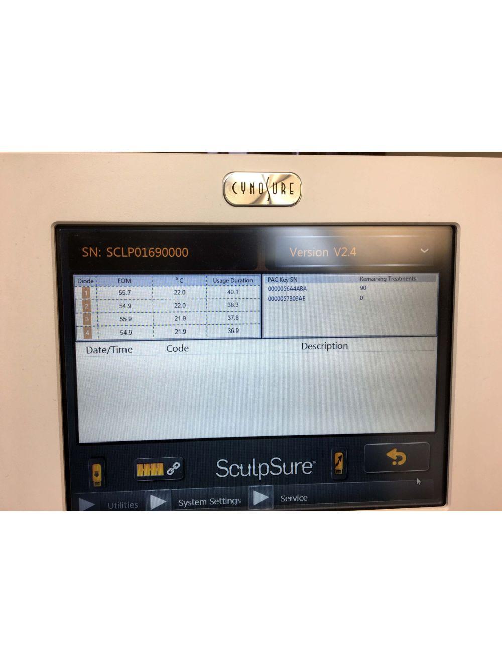 2015 Cynosure SCULPSURE 1060 nm Diode Laser Lipolysis Body Contour Reduce Fat Cynosure