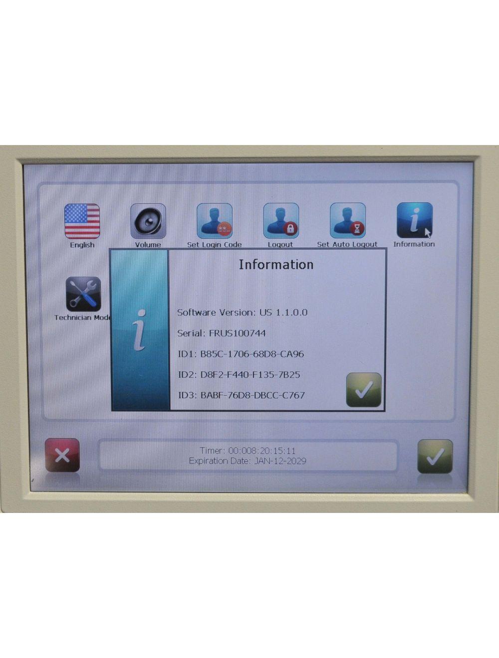 2011 VenusConcept MP2 FREEZE Skin Tightening Shape Radio Frequency Venus Concept Venus