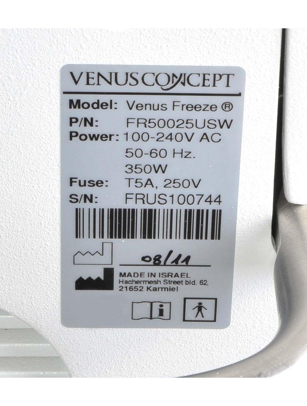 2011 VenusConcept MP2 FREEZE Skin Tightening Shape Radio Frequency Venus Concept Venus