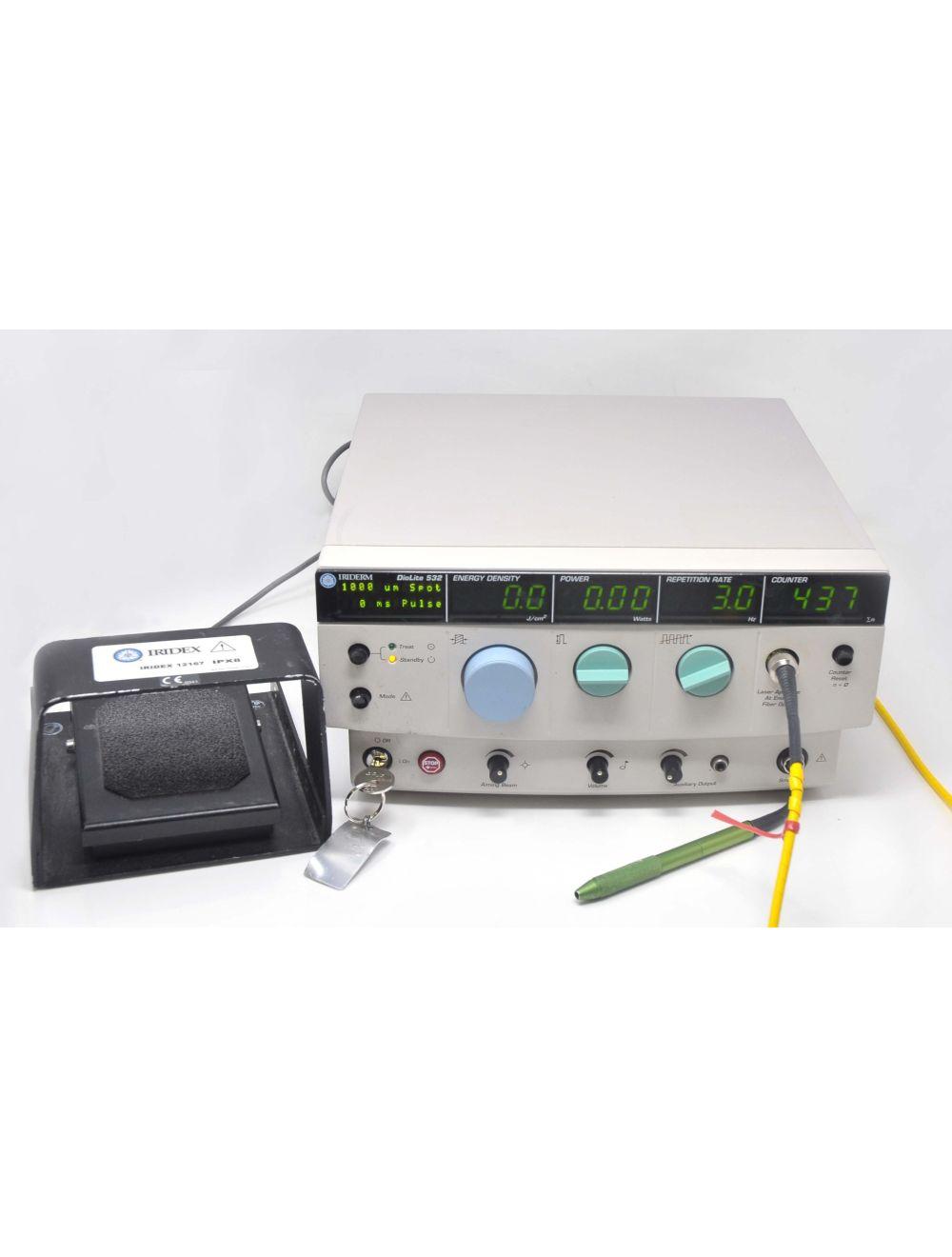 Iridex Iriderm DioLite Vascular Pigment Lesion Laser 532nm Diode W/Handpiece KTP Sol International Medical