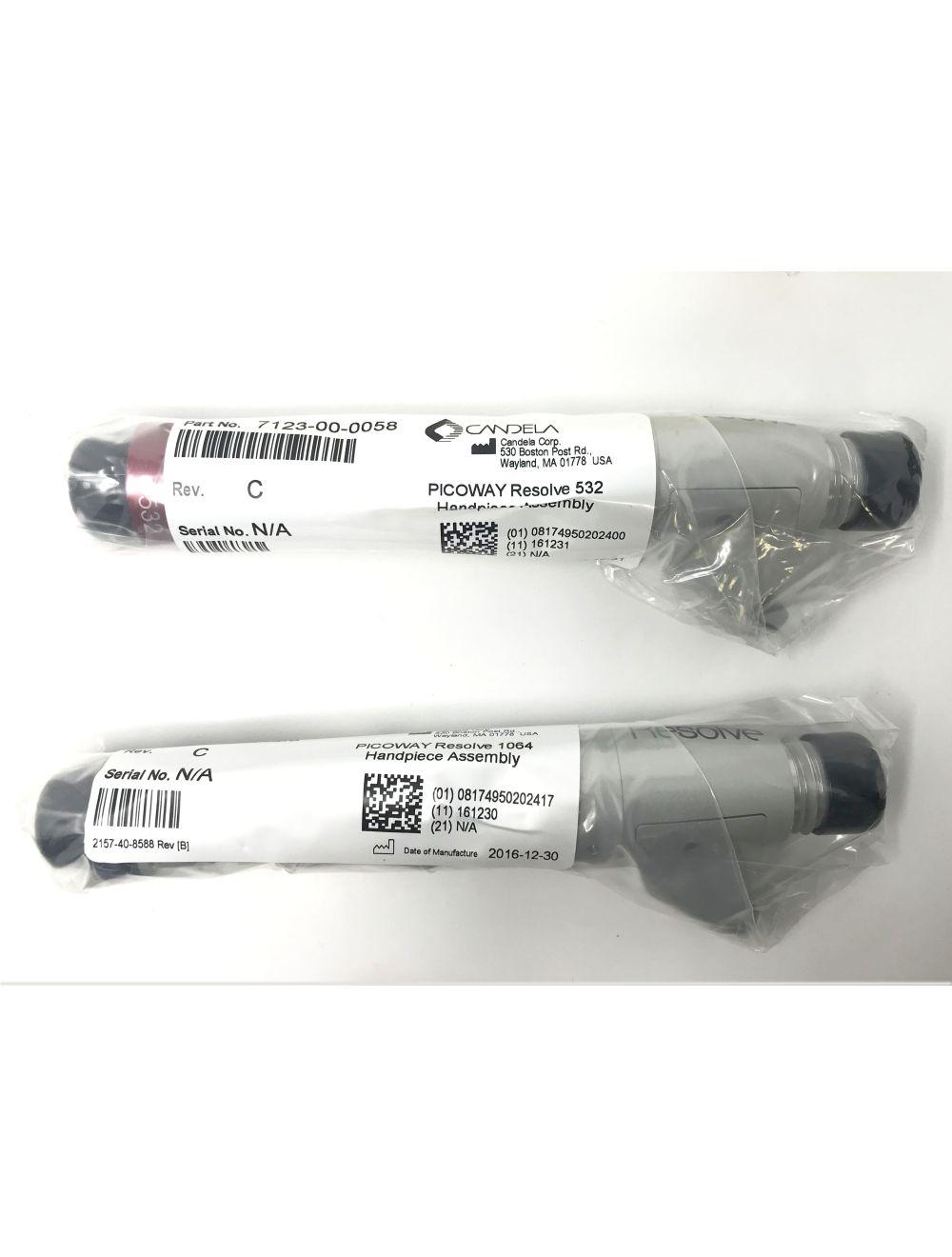 Candela PicoWay Fractional Picosecond Pico Way Laser Resolve Handpieces YAG KTP Candela