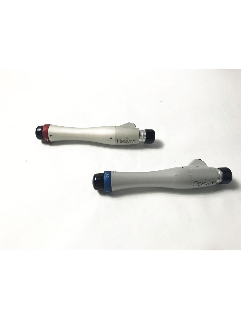Candela PicoWay 532/1064 Resolve Fractional MicroBeam Tattoo Laser Handpiece Set Candela