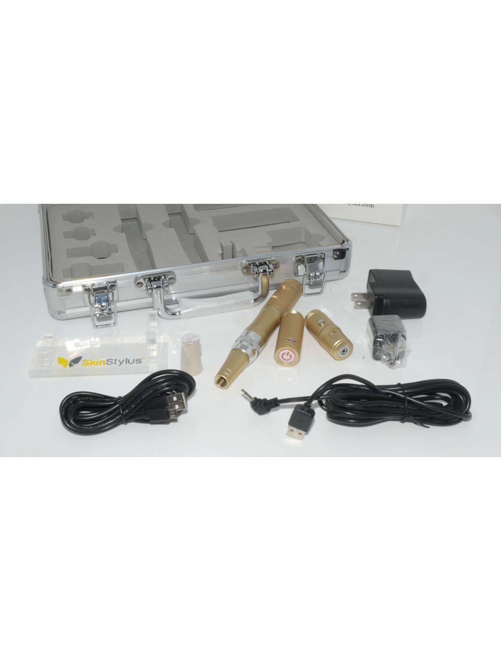 SkinStylus Gold Pen Professional Kit BioLock 1 Microneedling Microneedle DEMO Sol International Medical