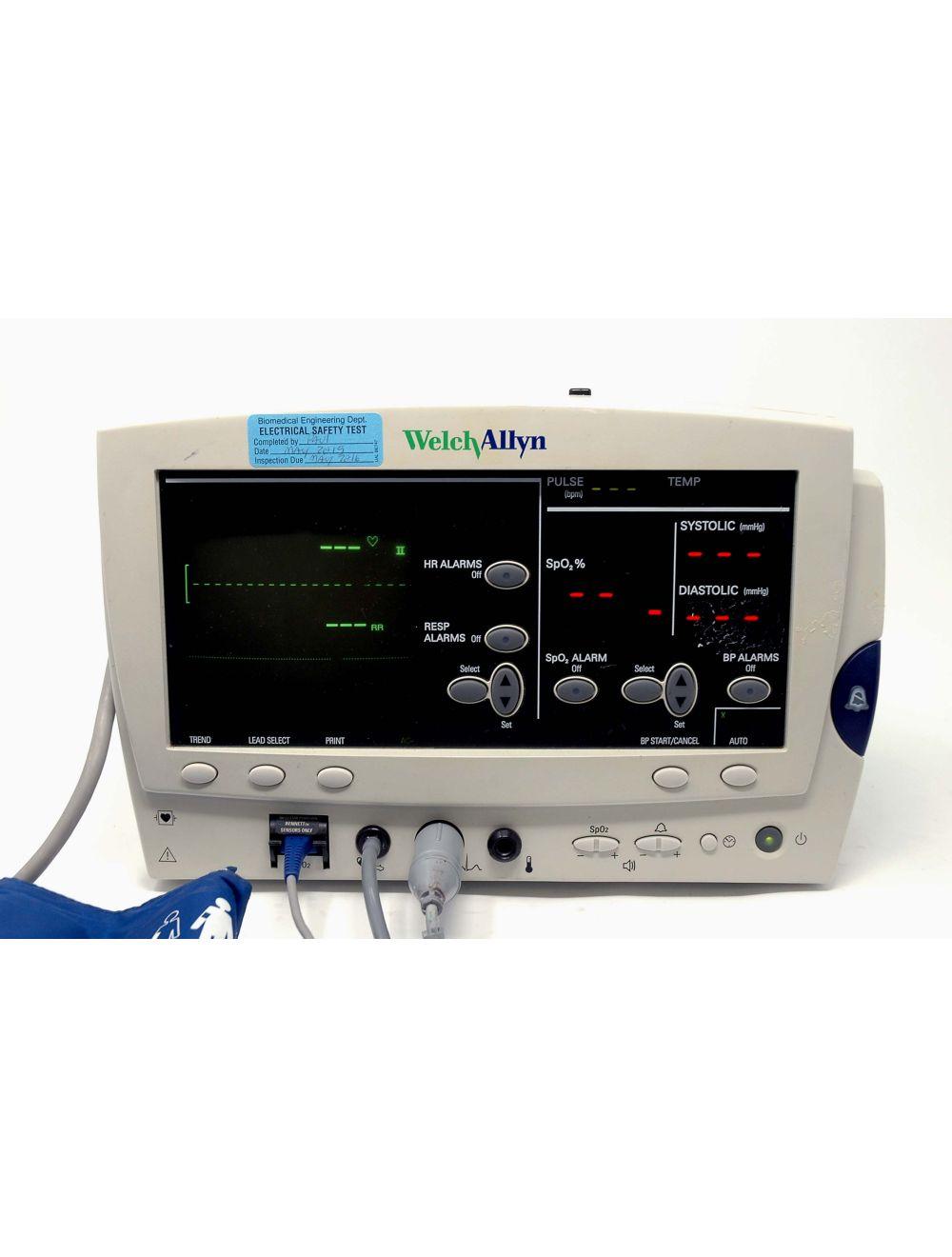 WELCH ALLYN Patient Vital Sign Monitor Series 6200 w/Blood Pressure Cuff Sol International Medical