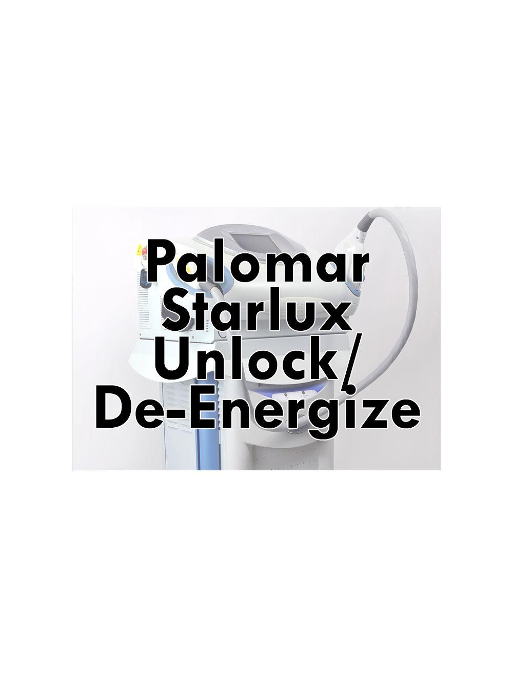 Palomar Starlux Unlock / De-Energize Laser System IPL Palomar