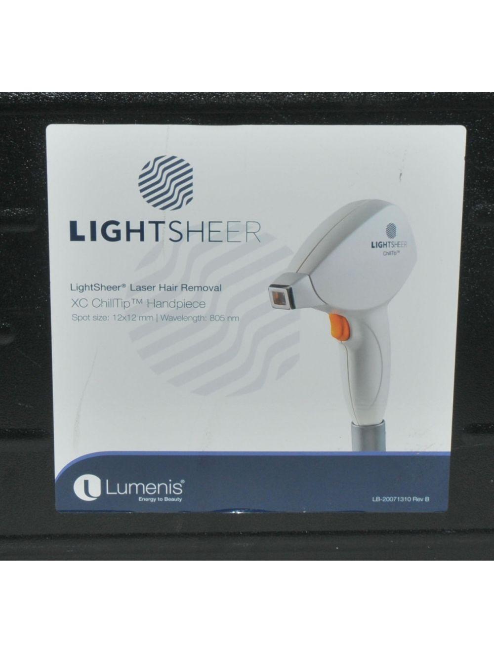 Lumenis LIGHTSHEER DESIRE XC Laser Hair Removal Handpiece Chill Tip Light Sheer Lumenis