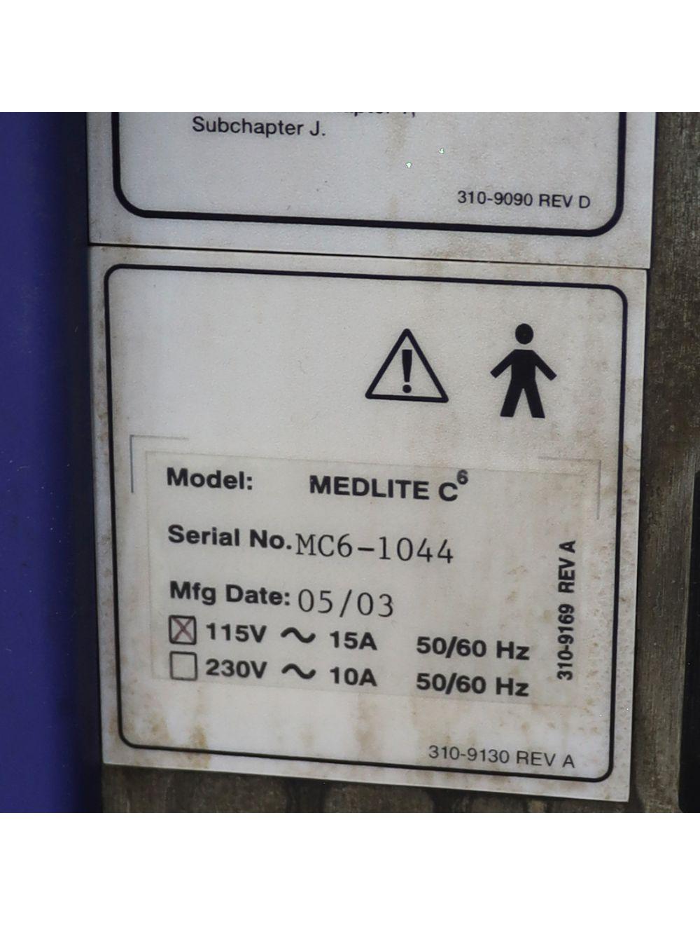 2003 Hoya ConBio MedLite C6 Q Switch Laser Con Bio Tattoo Removal 532 1064 nm Sol International Medical