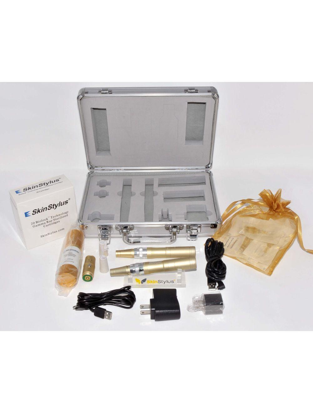 SkinStylus 2 Gold Pens Microneedling Professional Kit Beautiful Skin Stylus DEMO Sol International Medical