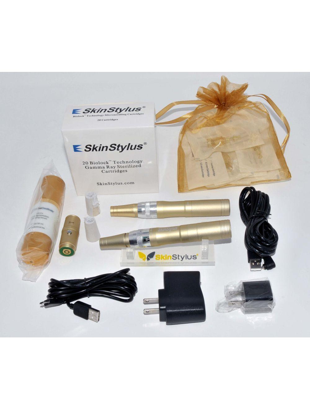 SkinStylus 2 Gold Pens Microneedling Professional Kit Beautiful Skin Stylus DEMO Sol International Medical