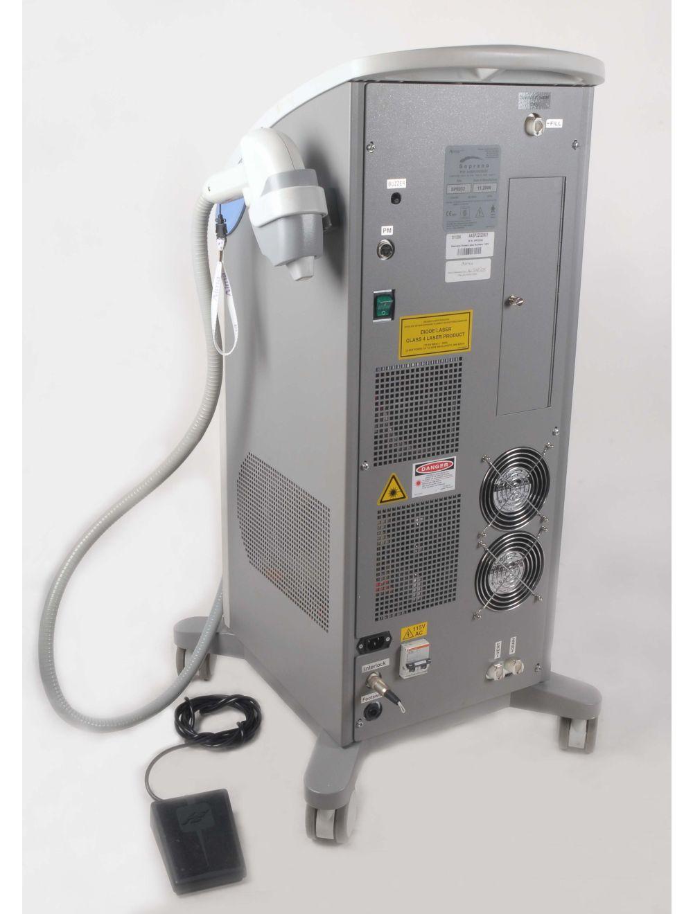 2006 Alma Soprano XL 810nm Diode IPL Hair Removal Laser System SHR Handpiece Alma